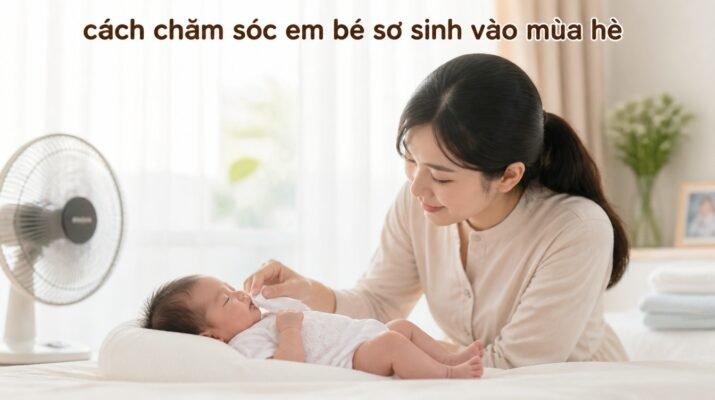 6 Cách Chăm Sóc Em Bé Sơ Sinh Vào Mùa Hè Khỏe Mạnh, An Toàn